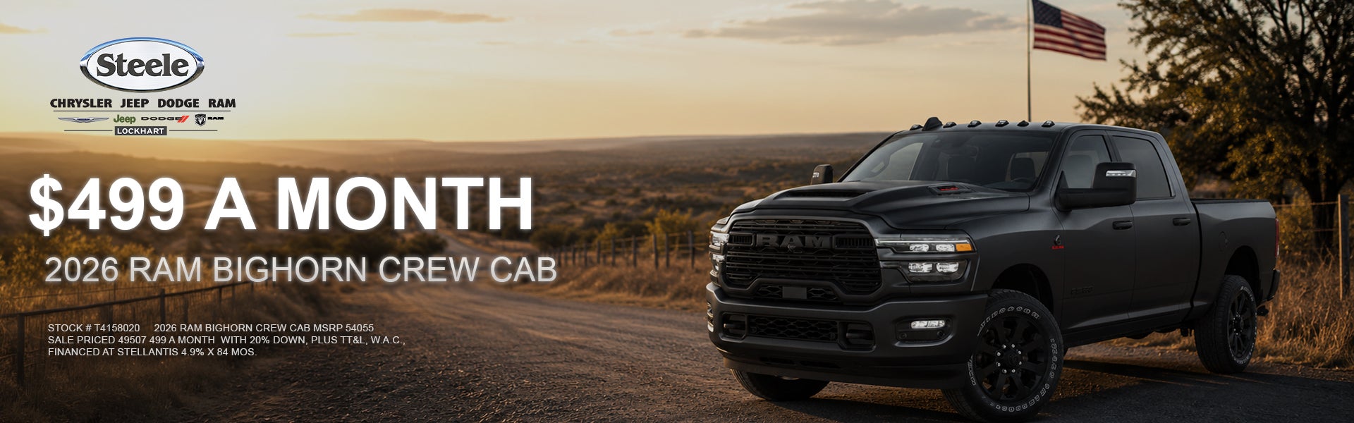 2026 RAM Bighorn crew cab