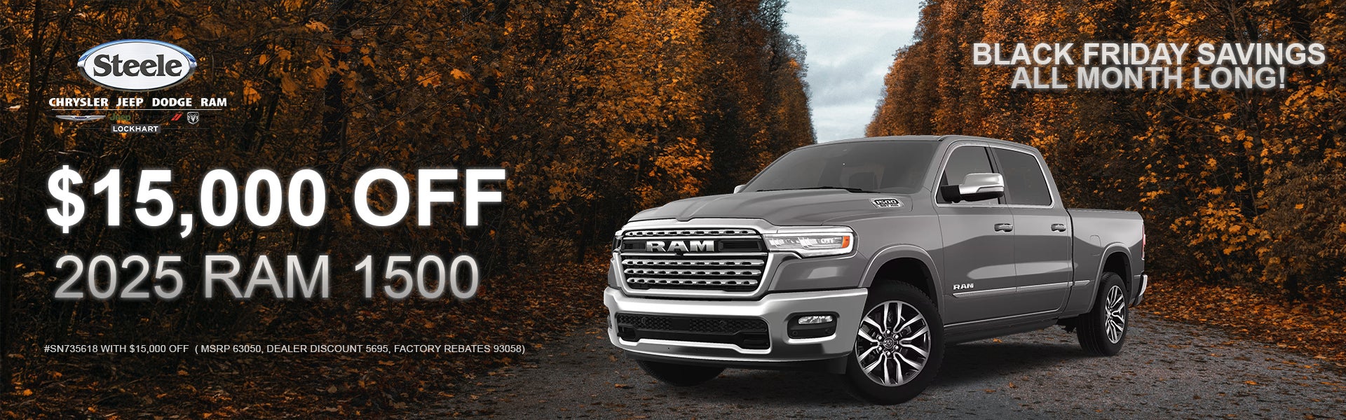 $15,000 off Ram 1500